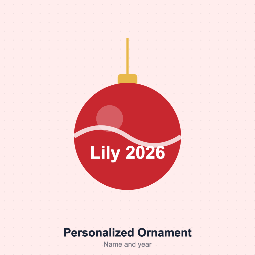 Custom3D ornament sample