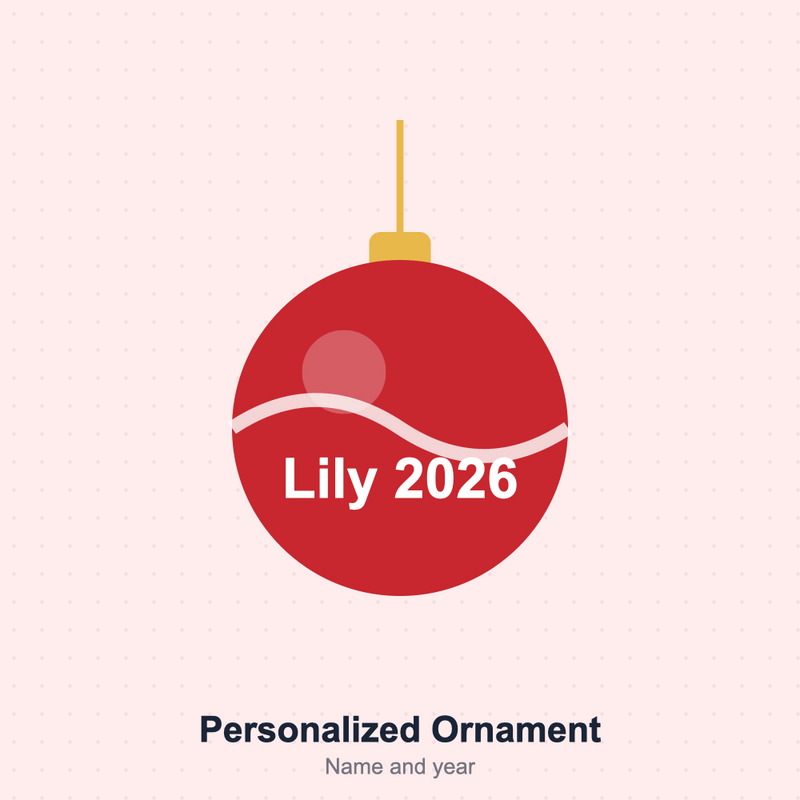 Custom3D ornament sample