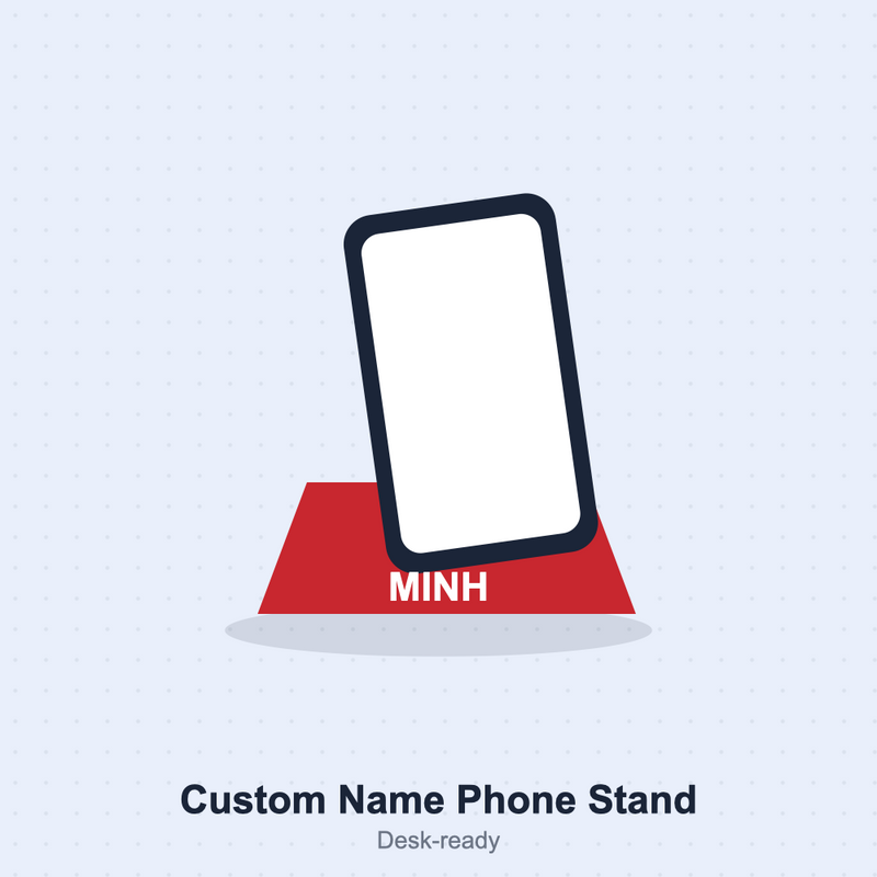 Custom3D phonestand sample